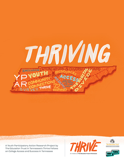 Thriving: A Youth Participatory Action Research Project report cover