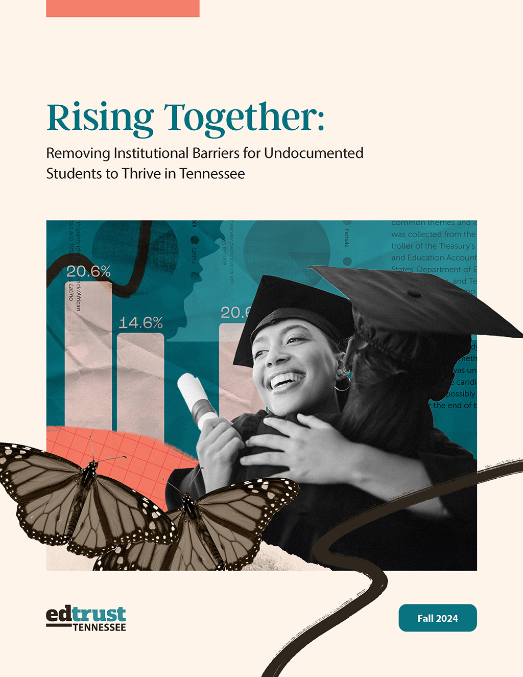 Rising Together: Removing Institutional Barriers for Undocumented Students to Thrive in Tennessee Report Cover